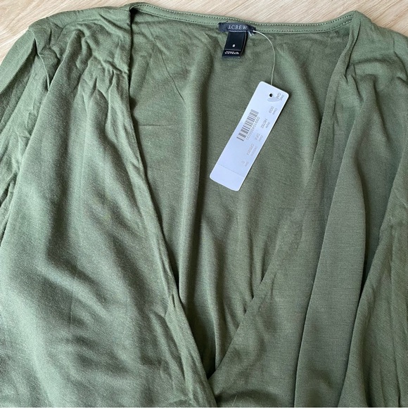 ❤️ NWT J. Crew Wrap and Tie Top - Olive - Small - Style H6782 - Picture 6 of 10